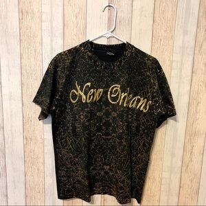 Vintage 1990s New Orleans Paint Splatter Tee